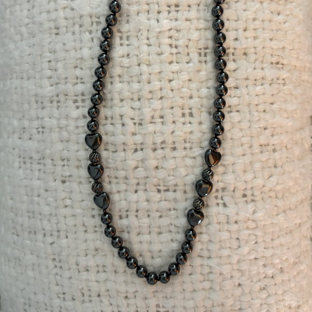 Danbury Mint Black Pearl Necklace